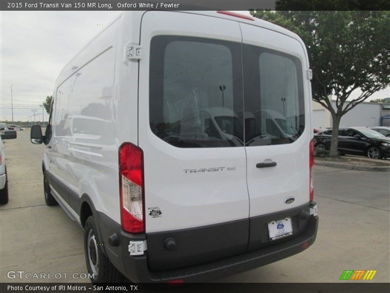Oxford White / Pewter 2015 Ford Transit Van 150 MR Long