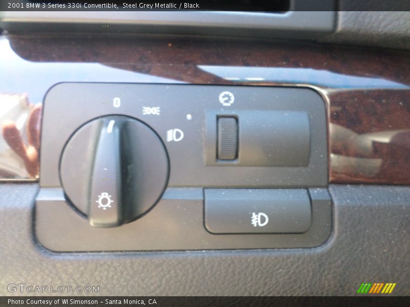 Steel Grey Metallic / Black 2001 BMW 3 Series 330i Convertible