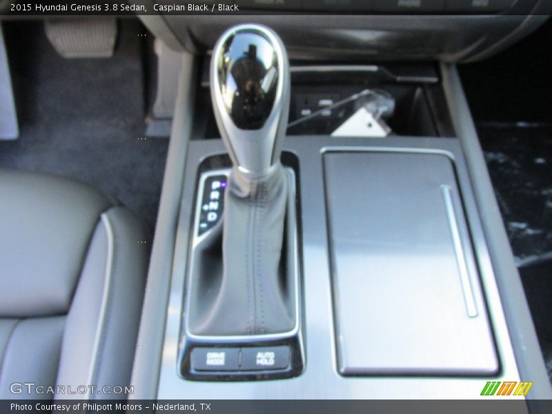 Caspian Black / Black 2015 Hyundai Genesis 3.8 Sedan