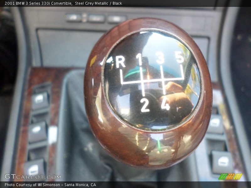 Steel Grey Metallic / Black 2001 BMW 3 Series 330i Convertible