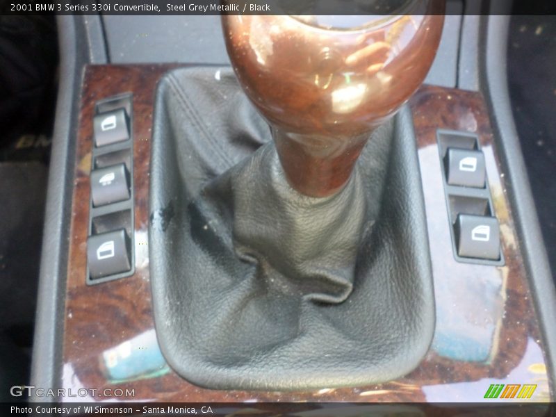 Steel Grey Metallic / Black 2001 BMW 3 Series 330i Convertible