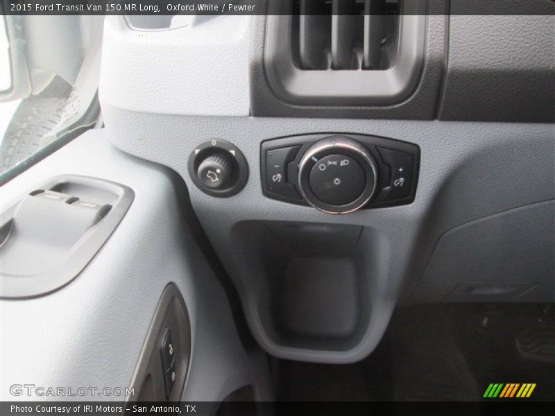 Oxford White / Pewter 2015 Ford Transit Van 150 MR Long