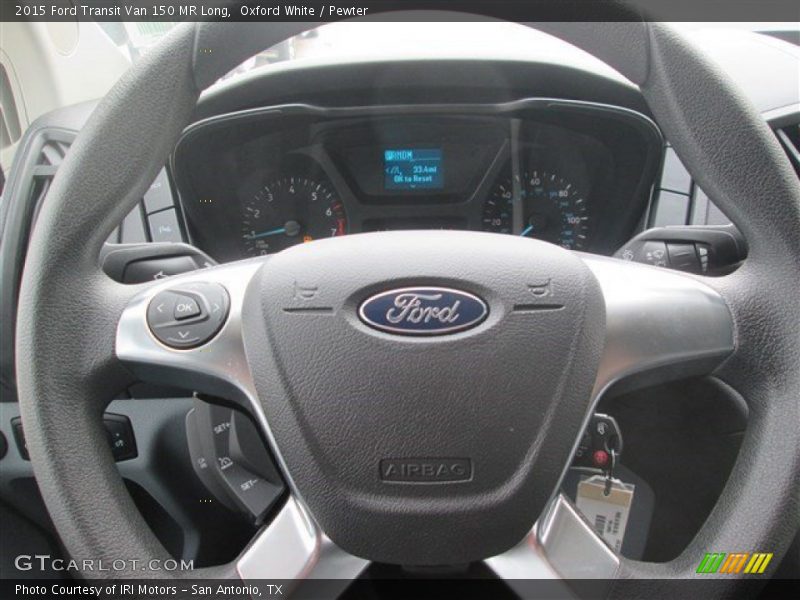 Oxford White / Pewter 2015 Ford Transit Van 150 MR Long