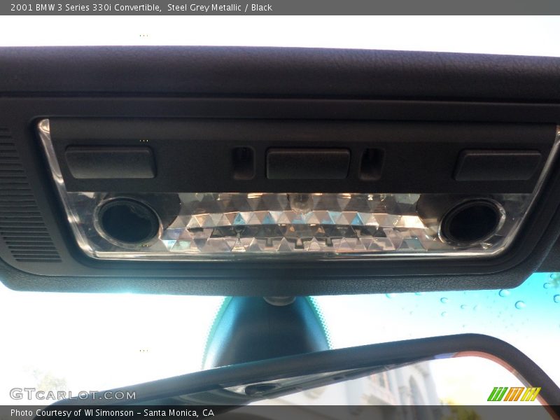 Steel Grey Metallic / Black 2001 BMW 3 Series 330i Convertible