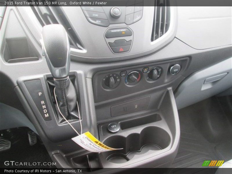 Oxford White / Pewter 2015 Ford Transit Van 150 MR Long