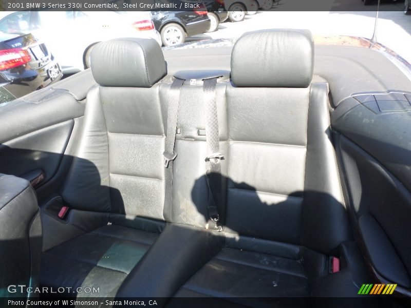 Steel Grey Metallic / Black 2001 BMW 3 Series 330i Convertible