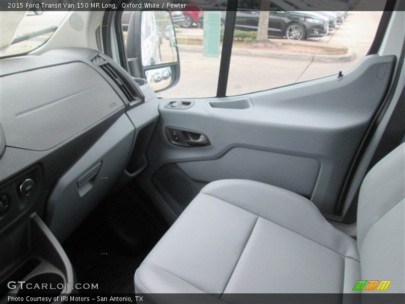Oxford White / Pewter 2015 Ford Transit Van 150 MR Long