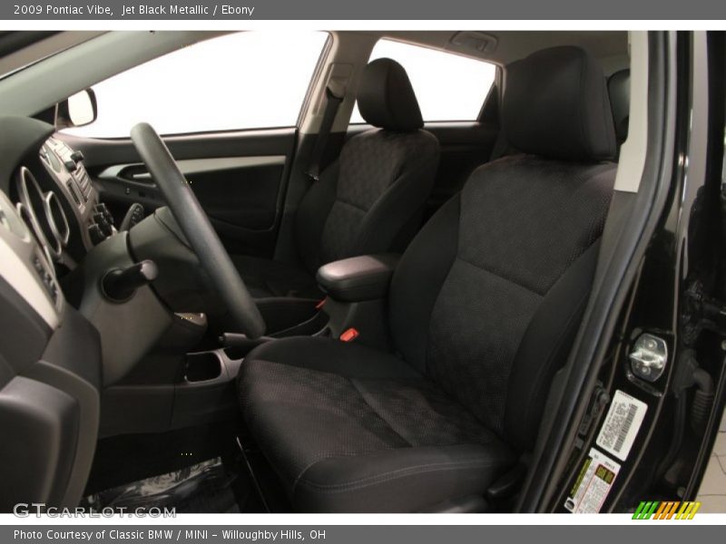 Jet Black Metallic / Ebony 2009 Pontiac Vibe