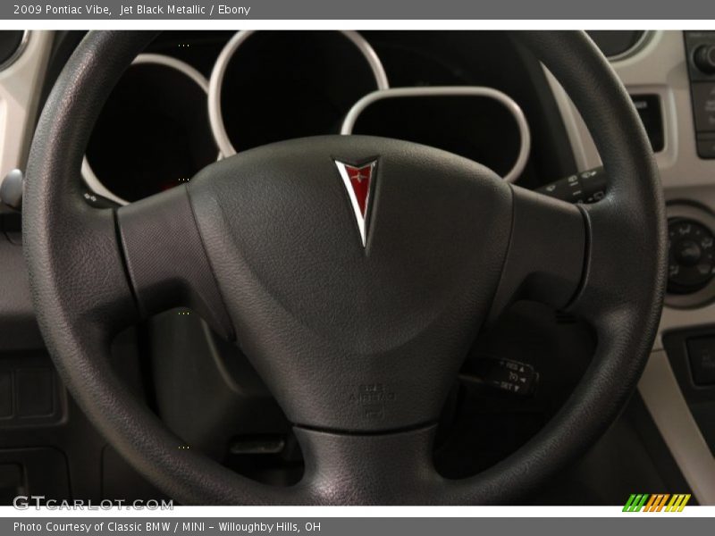 Jet Black Metallic / Ebony 2009 Pontiac Vibe