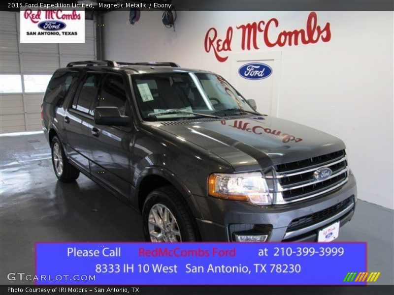 Magnetic Metallic / Ebony 2015 Ford Expedition Limited