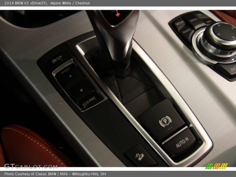 Alpine White / Chestnut 2014 BMW X3 xDrive35i