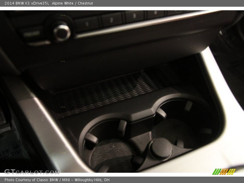 Alpine White / Chestnut 2014 BMW X3 xDrive35i