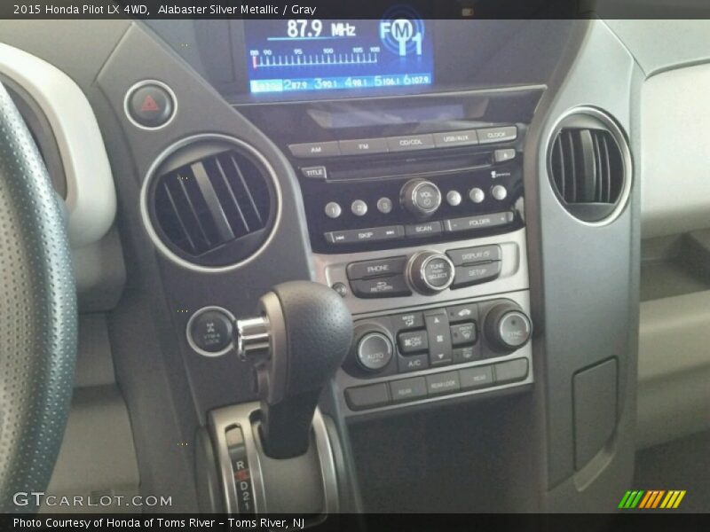 Alabaster Silver Metallic / Gray 2015 Honda Pilot LX 4WD