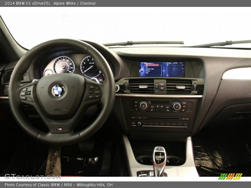 Dashboard of 2014 X3 xDrive35i