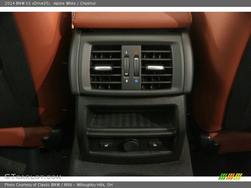 Alpine White / Chestnut 2014 BMW X3 xDrive35i