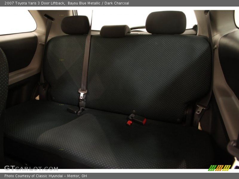 Bayou Blue Metallic / Dark Charcoal 2007 Toyota Yaris 3 Door Liftback