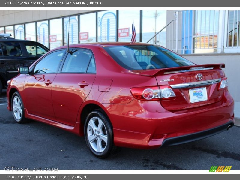 Barcelona Red Metallic / Bisque 2013 Toyota Corolla S