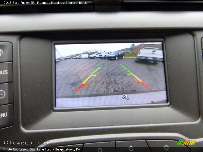 Magnetic Metallic / Charcoal Black 2015 Ford Fusion SE