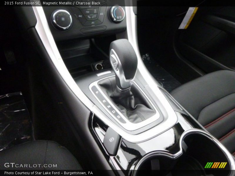 Magnetic Metallic / Charcoal Black 2015 Ford Fusion SE