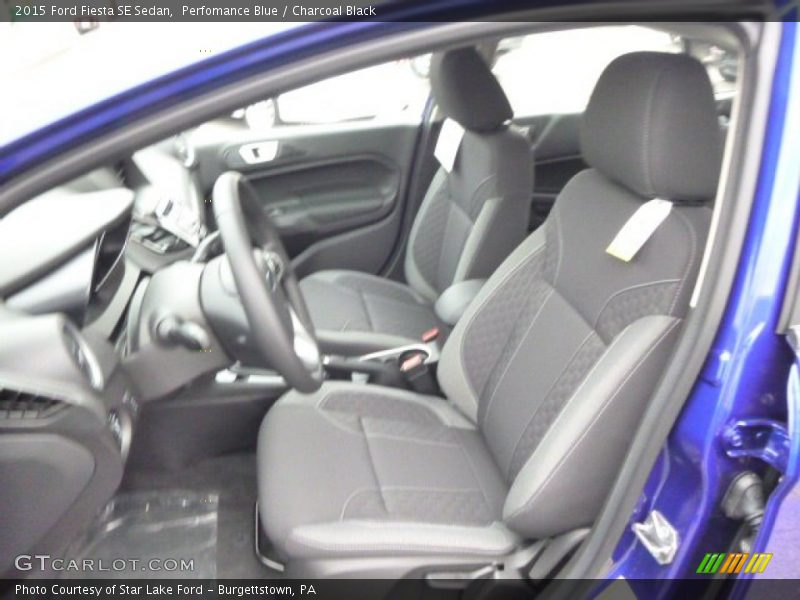 Front Seat of 2015 Fiesta SE Sedan