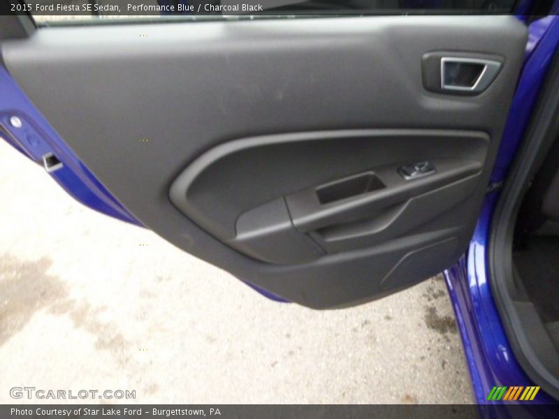Perfomance Blue / Charcoal Black 2015 Ford Fiesta SE Sedan