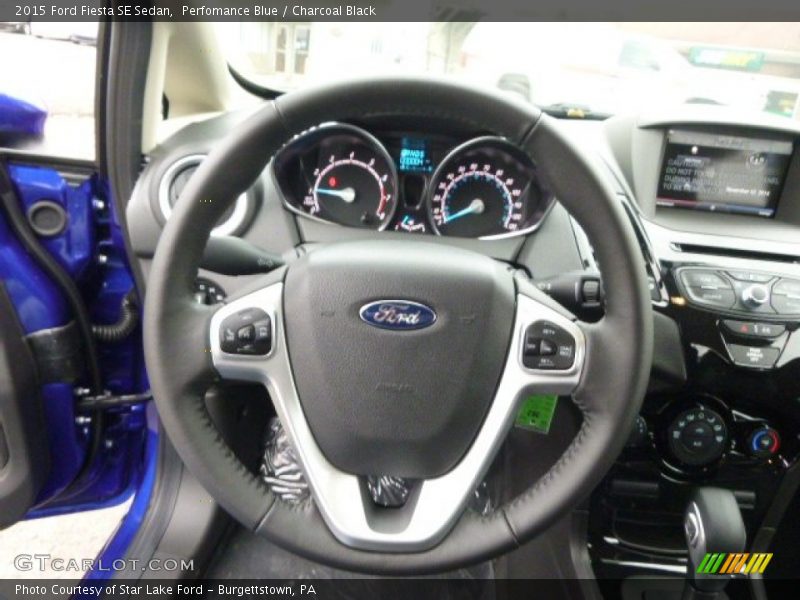  2015 Fiesta SE Sedan Steering Wheel