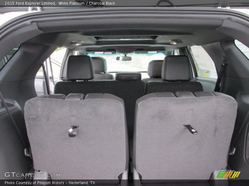 White Platinum / Charcoal Black 2015 Ford Explorer Limited