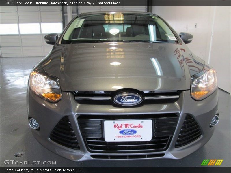 Sterling Gray / Charcoal Black 2014 Ford Focus Titanium Hatchback