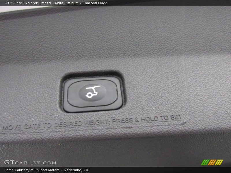 White Platinum / Charcoal Black 2015 Ford Explorer Limited