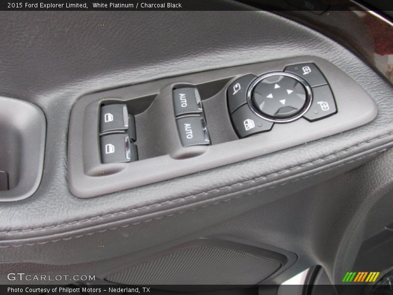 White Platinum / Charcoal Black 2015 Ford Explorer Limited