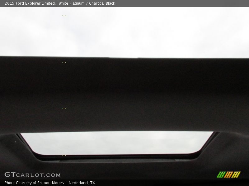 White Platinum / Charcoal Black 2015 Ford Explorer Limited