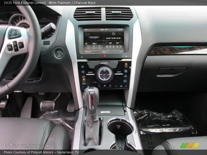 White Platinum / Charcoal Black 2015 Ford Explorer Limited