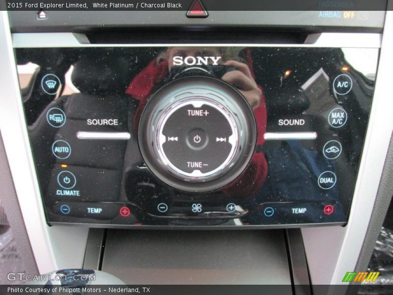 White Platinum / Charcoal Black 2015 Ford Explorer Limited