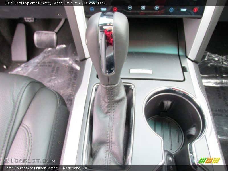 White Platinum / Charcoal Black 2015 Ford Explorer Limited