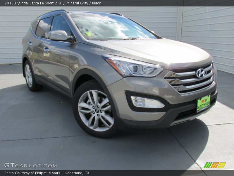 Mineral Gray / Black 2015 Hyundai Santa Fe Sport 2.0T