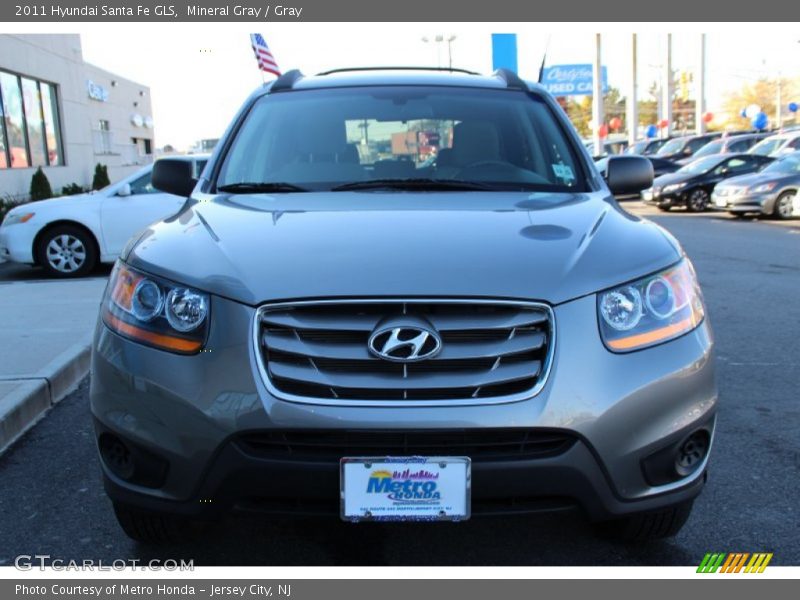 Mineral Gray / Gray 2011 Hyundai Santa Fe GLS