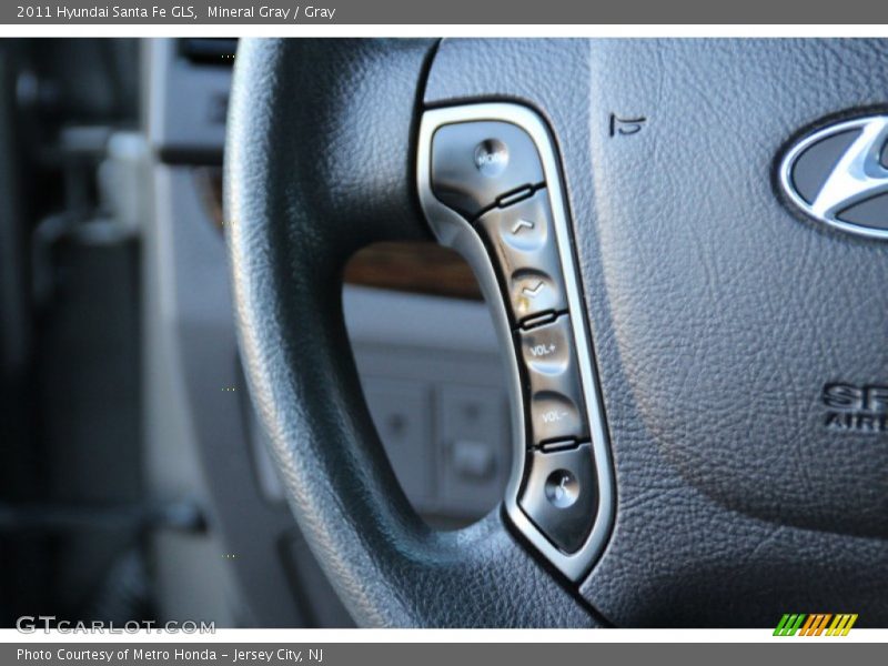 Mineral Gray / Gray 2011 Hyundai Santa Fe GLS