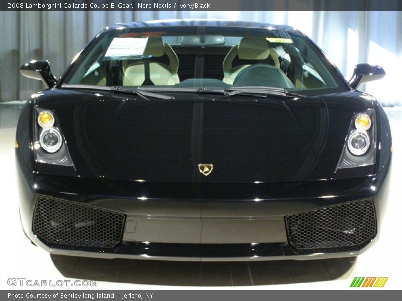 Nero Noctis / Ivory/Black 2008 Lamborghini Gallardo Coupe E-Gear