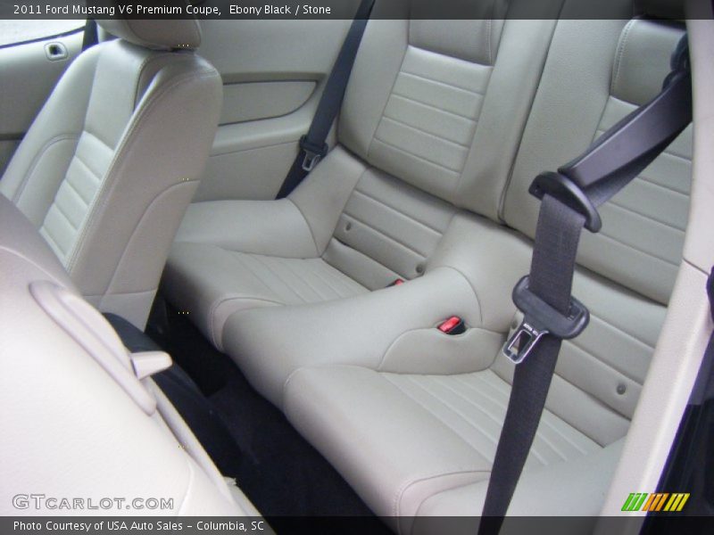 Ebony Black / Stone 2011 Ford Mustang V6 Premium Coupe