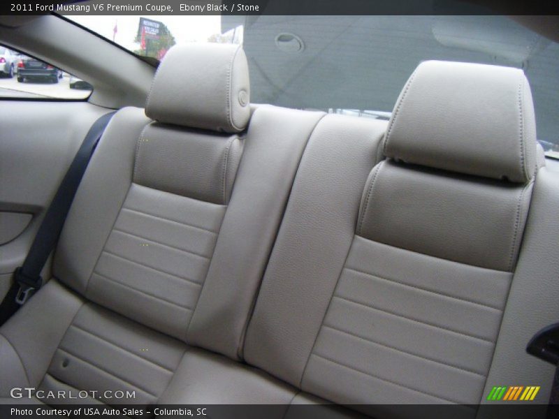 Ebony Black / Stone 2011 Ford Mustang V6 Premium Coupe