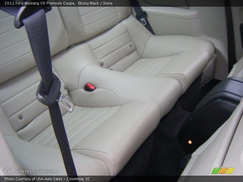 Ebony Black / Stone 2011 Ford Mustang V6 Premium Coupe