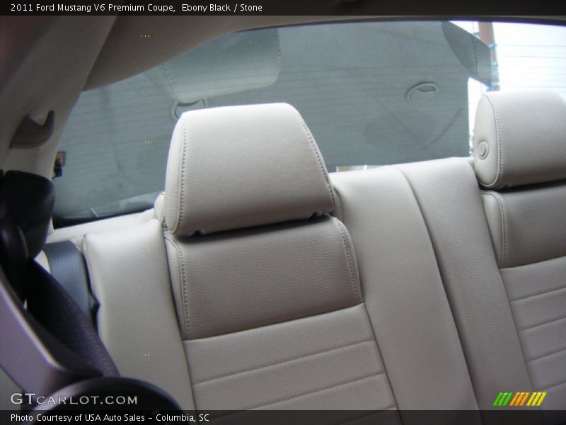 Ebony Black / Stone 2011 Ford Mustang V6 Premium Coupe