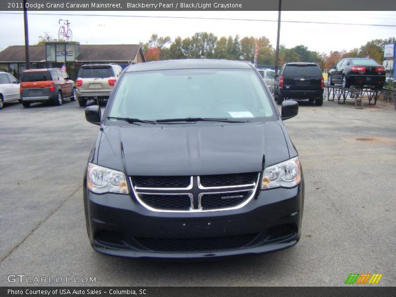 Blackberry Pearl / Black/Light Graystone 2011 Dodge Grand Caravan Mainstreet