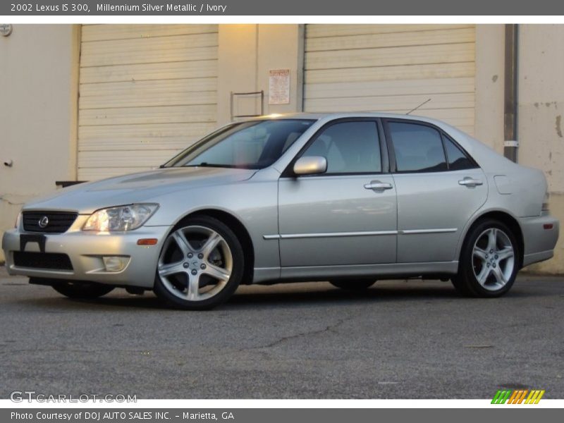 Millennium Silver Metallic / Ivory 2002 Lexus IS 300