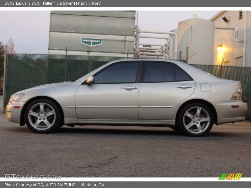 Millennium Silver Metallic / Ivory 2002 Lexus IS 300