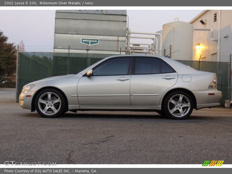 Millennium Silver Metallic / Ivory 2002 Lexus IS 300
