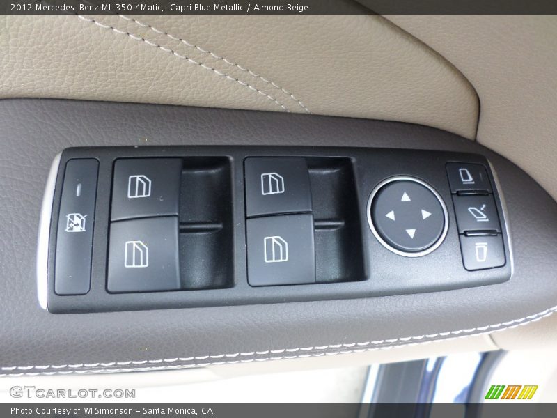Capri Blue Metallic / Almond Beige 2012 Mercedes-Benz ML 350 4Matic