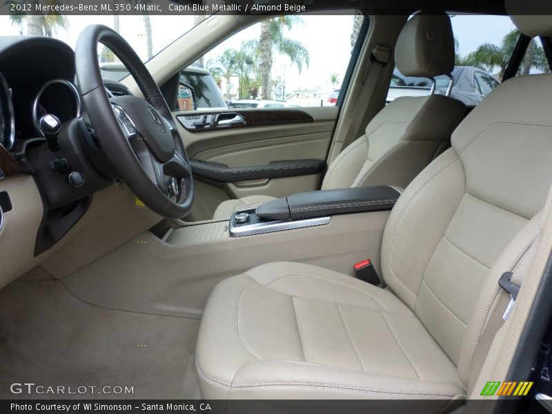 Capri Blue Metallic / Almond Beige 2012 Mercedes-Benz ML 350 4Matic
