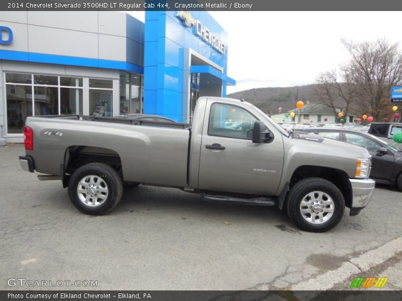 Graystone Metallic / Ebony 2014 Chevrolet Silverado 3500HD LT Regular Cab 4x4