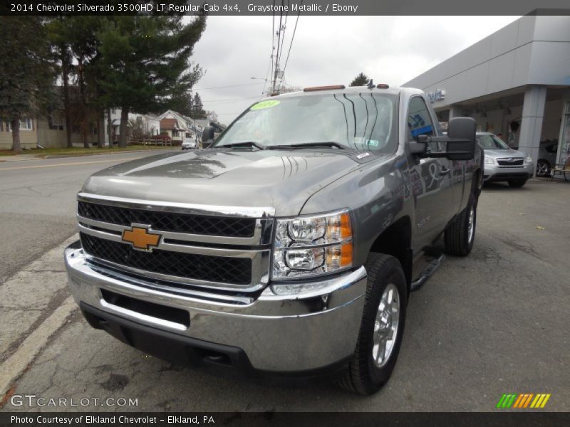 Graystone Metallic / Ebony 2014 Chevrolet Silverado 3500HD LT Regular Cab 4x4